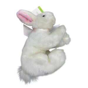 Minky Bunny Plush Stuffed Toy For Ages 0+ Pink Ears Satin Target Corporation